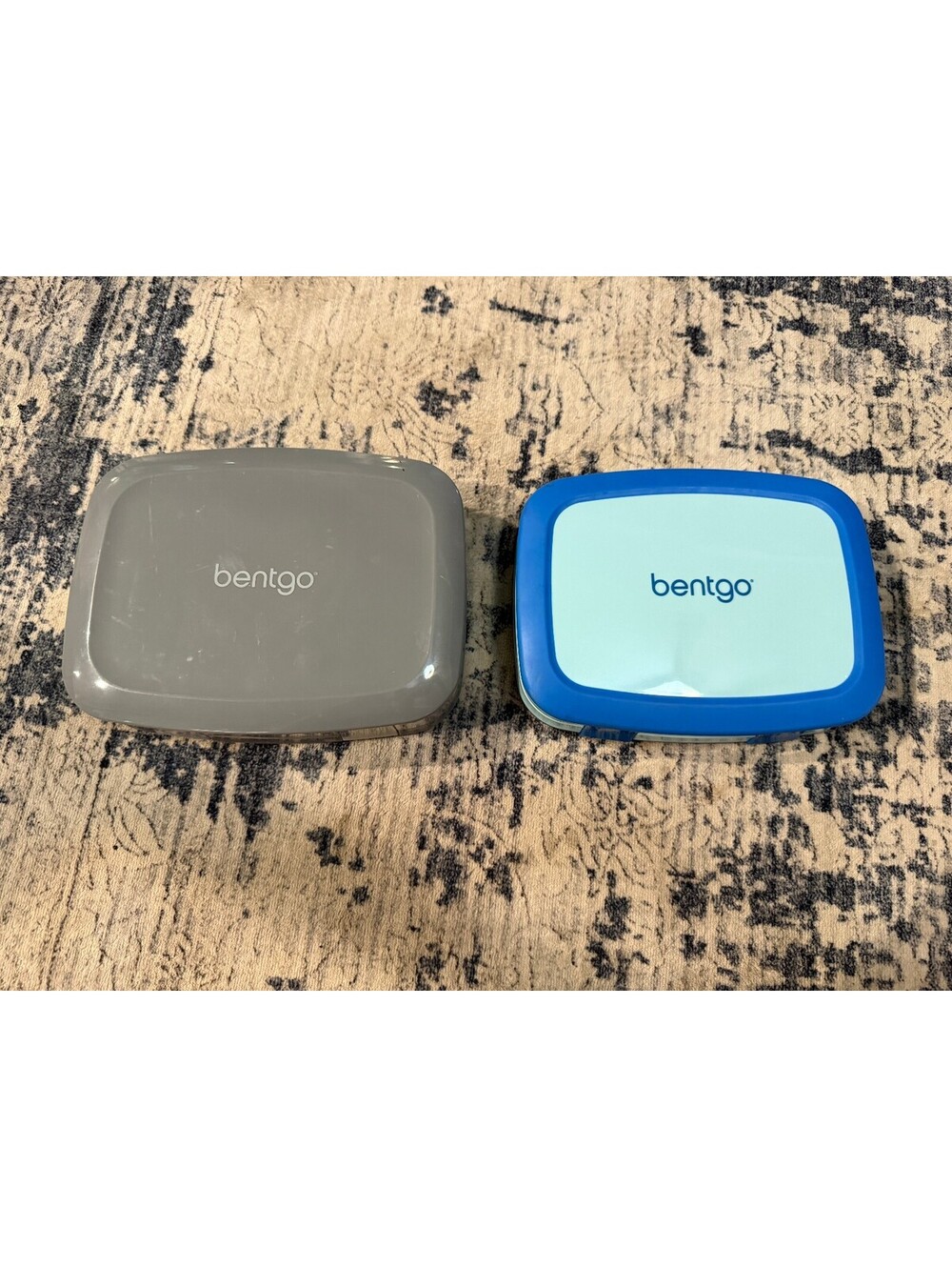 Bentgo Lunch Box Lot Fresh Gray Kids Blue Bento